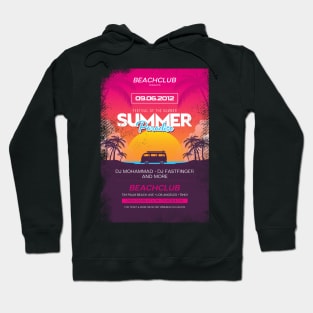 Beachclub Flyer Hoodie